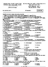 Đề kiểm tra chất lượng học kì II môn Tiếng Anh Lớp 11 - Mã đề 008 - Năm học 2018-2019 - Trường THPT Phan Đình Phùng
